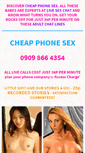 Mobile Screenshot of cheaperphonesex.co.uk